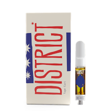 District Cannabis Gelato Cake 1:1 CBD:THC Sauce Cart 1g