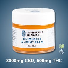 Lighthouse Sciences - Topical - MJ Muscles and Joint Balm 6:1 THC:CBD 500mg