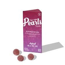 Gron Pearls Sugar-Coated Gummies Pomegranate 4:1 CBD:THC (H) 100mg