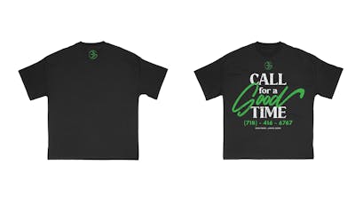 1800 Call Good Grades Tee Black - Large
