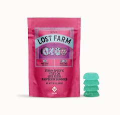 LOST FARM - GUMMIES RESIN - 100MG - 10PK - HELL'S OG, RASPBERRY - INDICA