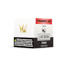 West Coast Cure - Strawberry Jack (Sativa) Live Resin Sugar 1g