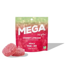 Grön - Cherry Limeade Mega Gummies (I) 2pk - 100mg