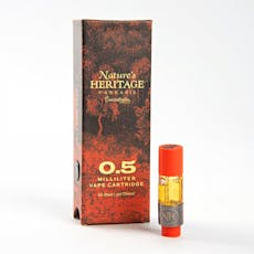 Nature's Heritage Live Rosin Vape (500mg) Strawberry Jelly