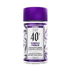 Stiiizy 40's .5g Preroll 5pk: Purple Punch