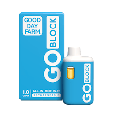 GDF: GO Block Vape | Blue Raspberry Smash | All-In-One | 1g