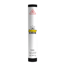 Happy Eddie 1g Multi-Pack Prerolls 2 x 0.5g - Nigerian Silver