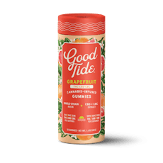 Good Tide Grapefruit Sativa 1:1:1 THC:CBD:CBC Gummies 100mg