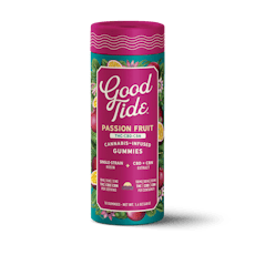 GOOD TIDE - GUMMIES - 100MG THC / 100MG CBD / 100MG CBN - 10PK - PASSIONFRUIT - INDICA