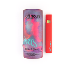 Off Hours | 0.5g AIO Effect Based Vape | Dialed (Focus)