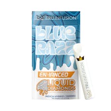 Tru Infusion - Disposable Enhanced Liquid Diamonds - Blue Razz (I/H) (1.0g)