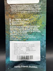 Buddies Ghost Vapor Premium Cannabis Oil Cartridge 1g