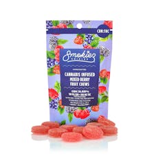 Smokiez 100mg Gummies Sweet Mixed Berry 1:1 Indica