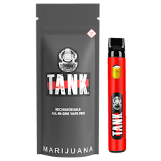 TANK - DISPOSABLE DISTILLATE - 1G - LEMON WHIP KUSH - INDICA