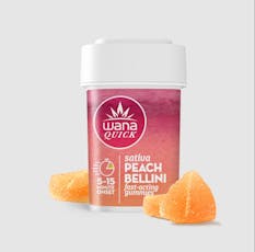 Peach Bellini Fast Acting 200mg Gummies by Wana