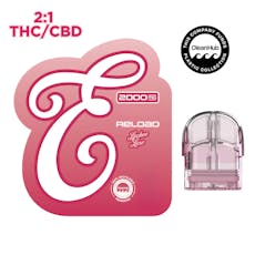 Eureka | Fusion Lychee Lux (2:1 THC/CBD) | 2G reload vape POD | Hybrid