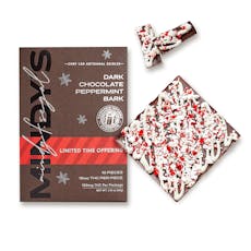 Mindy's Dark Chocolate Peppermint Bark Bar 100mg