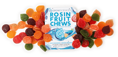 Grow Sciences 100mg Rosin Fruit Chews - Green Apple