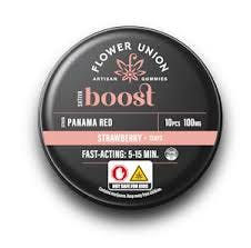 Flower Union - Gummies - Boost Strain: Strawberry (S) 100mg