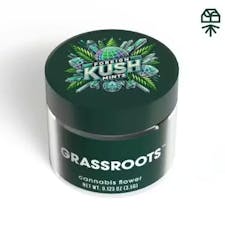 GRASSROOTS (DARK HEART) | FOREIGN KUSH MINTS | WHOLE FLOWER | 3.5G