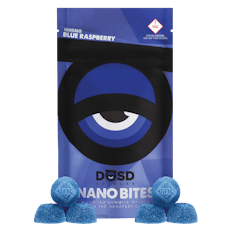 DOSD - NANO BITES - GUMMIES - 1000MG - 20PK - BLUE RASPBERRY