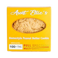 AUNT ELLIE'S - BAKED GOODS - 100MG - COOKIE - HOMESTYLE PEANUT BUTTER - INDICA