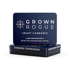 Grown Rogue | GMO Pie (I) Pre Rolls | 5 Pack (2.5g)
