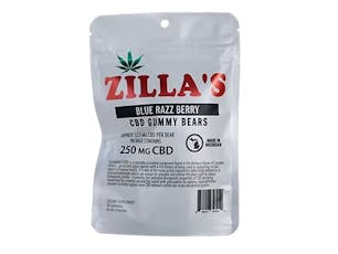 ZILLA'S | BLUE RASPBERRY | CBD GUMMIES | 250MG