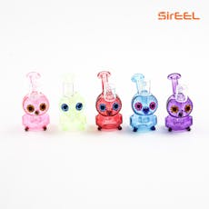 SirEEL | 5" Owlchemist Concentrates Rig with Banger | Assorted Barn Blaze Colors