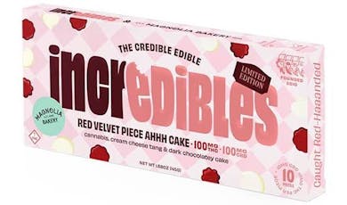 Edible | Incredibles | Red Velvet Cake | 100mg Chocolate 10pk
