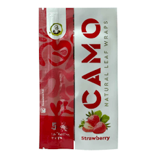 Camo natural leaf wraps Strawberry - 5 Wraps Per Pack