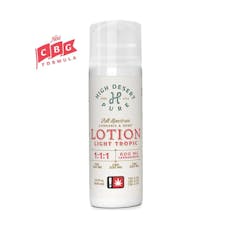 Light Tropic | Lotion | 600mg | 1:1:1 | THC:CBD:CBG | 3.5 fl oz