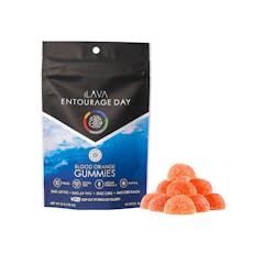 Entourage Day Gummies 1:1:1:1 (50mg D8 THC/50mg D9 THC/50mg CBG/50mg CBD) Blood Orange