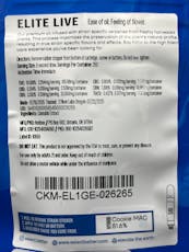 Select Elite Cookie MAC Live Resin Cartridge 1g