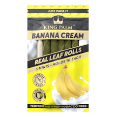 King Palm - Banana Cream Minis | 5pk