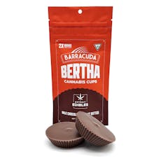 Detroit Edibles Bertha Cups Goodnight Milk Chocolate Peanut Butter | 200mg