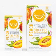Wyld - Peach - 2:1 CBD/CBC - 20mg CBD Gummies 10pk