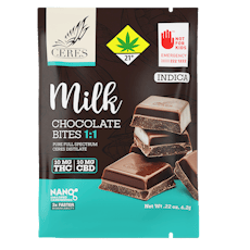 Sativa CocoBites Milk Chocolate 1:1 single - Ceres