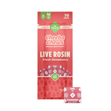 Cheeba Chews Wax Wrap Strawberry Live Rosin