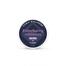 Elderberry Hibiscus Chews - 40mg 10ct - Curio