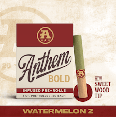 Bold Wood Tip Infused Watermelon Z Pre-Roll Pack 2.5g (0.5g ea | 5-Pack)