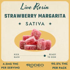 Rodeo Live Resin Strawberry Margarita (S) Gummies C0070000372