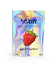 PAX Wild Strawberry Live Rosin Gummies 100mg
