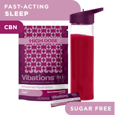 Drink Mix - Berry Chamomile Tea - 1:1 (THC:CBN) SugarFree - 10Pk - 50mg