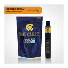 The Clear - Disposable Vape - Orange Cream (H) .5g