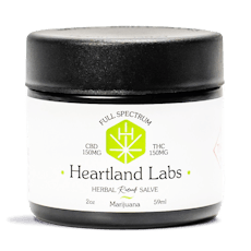 HEARTLAND LABS - SALVE - 150MG THC / 150MG CBD - HERBAL RELEIF 1:1