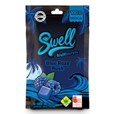 Blue Razz Rush Indica 100mg 10pk - Fruit Burst