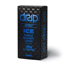 Drip Sport Ice Lotion 1000 MG 1:1 (500 MG CBD/500 MG CBG)
