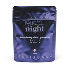 Dreamberry 1:1:1 100mg Gumdrops - Good Night