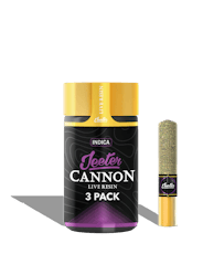 Jeeter - Godfather OG (Indica) Baby Cannon Live Resin 3pk Preroll 1.5g